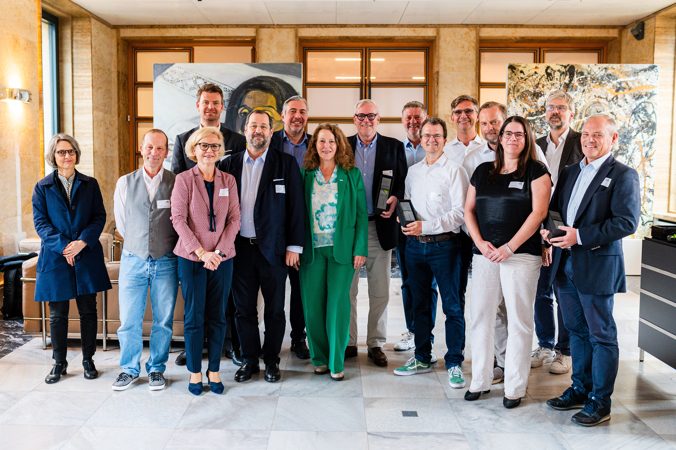 The winners and jury of the Construction Contest 2024 in a group photo The winners and jury of the Construction Contest 2024 in a group photo