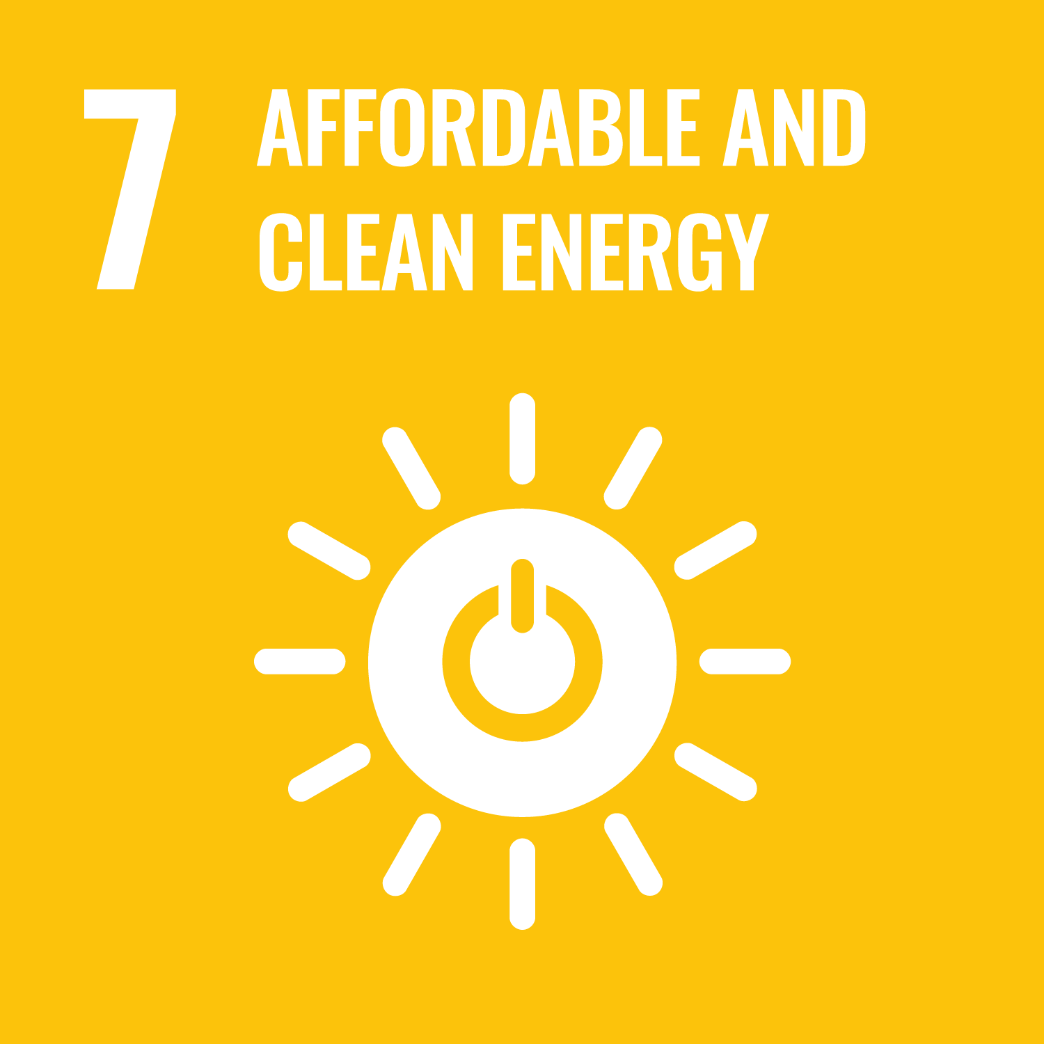SDG 7: Affordable and Clean Energy SDG 7: Affordable and Clean Energy