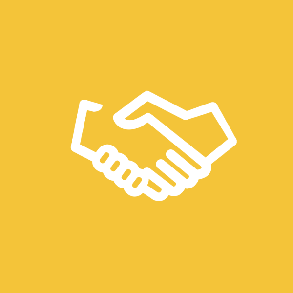 Piktogramm Hände schütteln